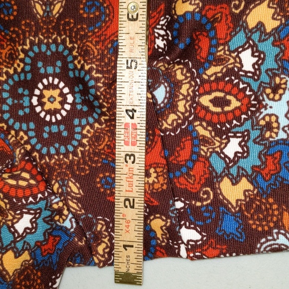 London Style Women's Size 16 Hippie Geometric Print One Piece Dress - Picture 9 of 12